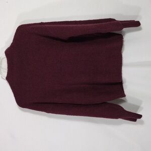 EUC Marled Maroon Sweater size Small